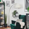 Bassagoda Lampadaire Nickel mat, Noir, 1 lumière