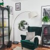 Bassagoda Lampadaire Nickel mat, Noir, 1 lumière