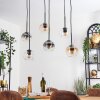 Koyoto Suspension, Boule lumineuse, Suspension Ambre, Clair, Fumé, 6 lumières