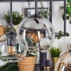 Koyoto Suspension, Boule lumineuse, Suspension Ambre, Clair, Fumé, 6 lumières