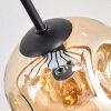 Ripoll Plafonnier, Boule lumineuse Ambre, Clair, Fumé, 10 lumières