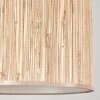 Bongal Lampadaire, Lampadaires arc Chrome, Noir, 1 lumière, Abat-jour en tissu