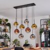 Gastor Suspension, Boule lumineuse, Suspension Chrome, Or, Clair, Cuivré, Fumé, 8 lumières