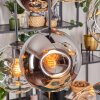 Ripoll Suspension, Boule lumineuse, Suspension Ambre, Clair, Fumé, 6 lumières
