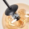 Ripoll Plafonnier, Boule lumineuse Ambre, Fumé, 10 lumières
