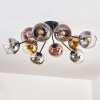 Koyoto Plafonnier, Boule lumineuse 81 cm Or, Clair, Cuivré, Fumé, 10 lumières