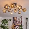 Ripoll Plafonnier, Boule lumineuse Ambre, Clair, Fumé, 12 lumières