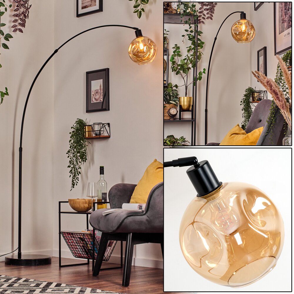 Ripoll Lampadaire Noir, 1 lumière main product photo