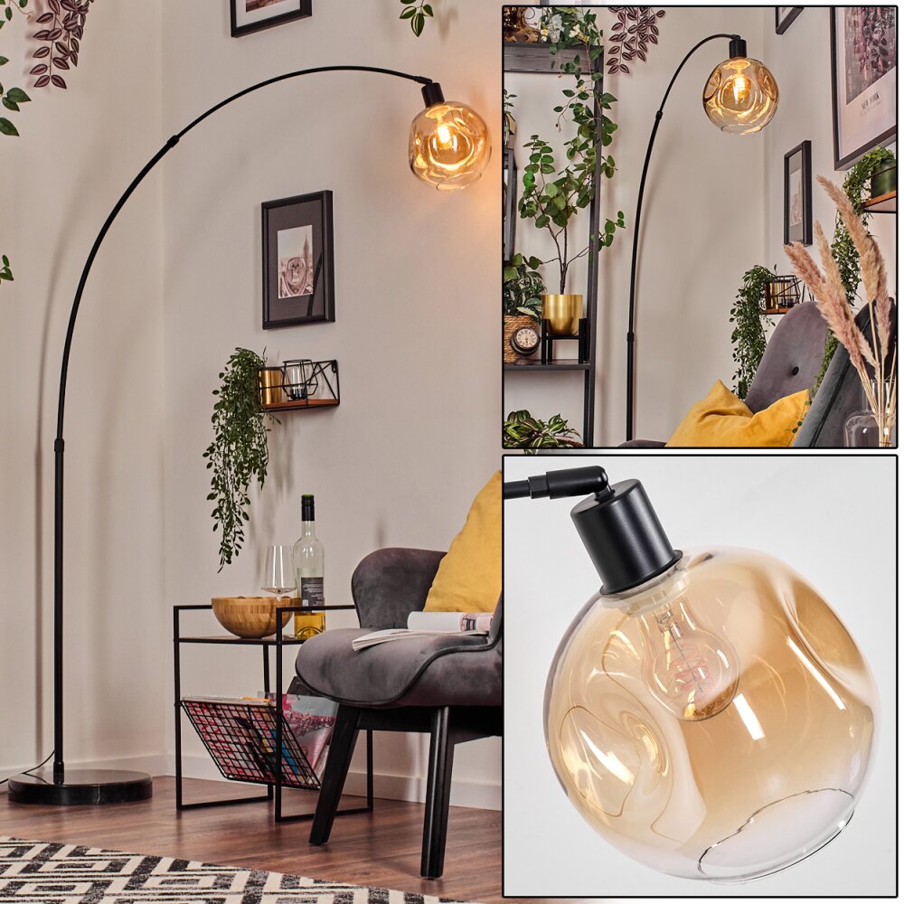 Ripoll Lampadaire Noir, 1 lumière main product photo