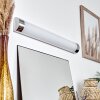lampe miroir Morges LED Chrome, Blanc, 1 lumière