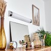 lampe miroir Morges LED Chrome, Blanc, 1 lumière