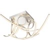 Plafonnier Globo CAGUA LED Nickel mat, 1 lumière