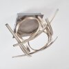Plafonnier Felin LED Nickel mat, 1 lumière