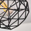 Plafonnier Palmira Noir, 2 lumières