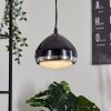 Suspension  Foverup Chrome, Noir, 1 lumière