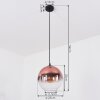 Suspension Versam Noir, 1 lumière
