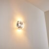 Applique murale Concha Blanc, 1 lumière