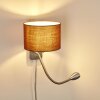 Applique murale Wiby LED Nickel mat, 2 lumières