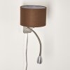 Applique murale Wiby LED Nickel mat, 2 lumières
