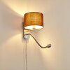 Applique murale Wiby LED Nickel mat, 2 lumières