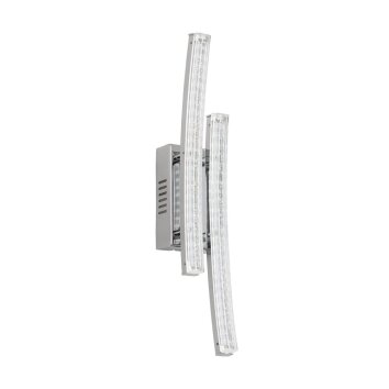 Applique murale Eglo PERTINI LED Chrome, 2 lumières