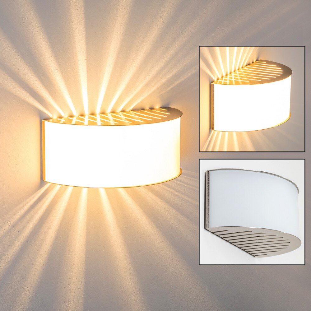 Applique murale PESARO Nickel mat, 1 lumière main product photo