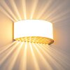 Applique murale PESARO Nickel mat, 1 lumière