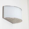 Applique murale PESARO Nickel mat, 1 lumière