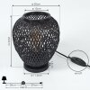 Lampe de table Solera Noir, 1 lumière