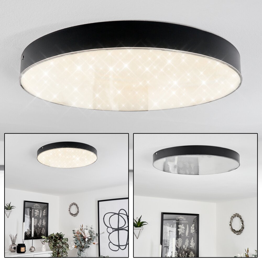 Plafonnier Mentque LED Noir, 1 lumière main product photo