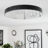 Plafonnier  Mentque LED Noir, 1 lumière