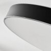 Plafonnier  Mentque LED Noir, 1 lumière
