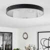 Plafonnier  Mentque LED Noir, 1 lumière