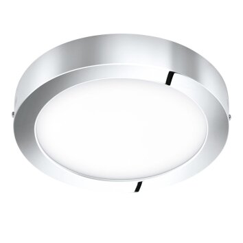 Plafonnier Eglo FUEVA 1 LED Chrome, 1 lumière