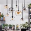 Koyoto Suspension, Boule lumineuse, Suspension Ambre, Clair, Fumé, 8 lumières