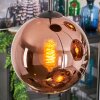Koyoto Suspension, Boule lumineuse, Suspension grappe Cuivré, 4 lumières