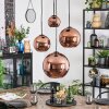 Koyoto Suspension, Boule lumineuse, Suspension grappe Cuivré, 4 lumières
