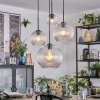 Koyoto Suspension, Boule lumineuse, Suspension grappe Clair, 4 lumières