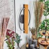 Pompu Applique murale LED Écru, Noir, 1 lumière