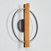 Pompu Applique murale LED Écru, Noir, 1 lumière