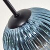 Koyoto Plafonnier, Boule lumineuse 85 cm Bleu, Vert, Cuivré, 10 lumières
