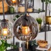 Koyoto Suspension, Boule lumineuse, Suspension Ambre, Clair, Fumé, 6 lumières
