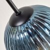 Koyoto Plafonnier, Boule lumineuse 85 cm Bleu, Or, Cuivré, 10 lumières