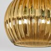 Koyoto Plafonnier, Boule lumineuse Écru, Noir, 3 lumières