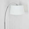 Bassagoda Lampadaire Chrome, Noir, 1 lumière