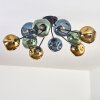 Ripoll Plafonnier, Boule lumineuse Bleu, Or, Vert, 10 lumières