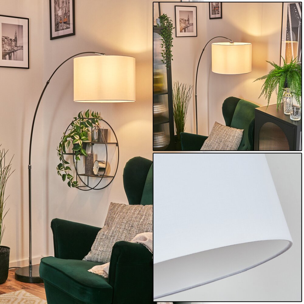 Bassagoda Lampadaire Chrome, Noir, 1 lumière main product photo