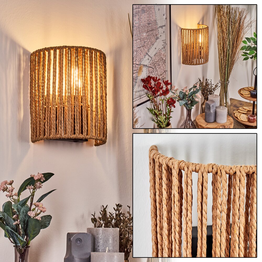 Colmeal Luminaire Up & Down, Applique murale Noir, 1 lumière main product photo