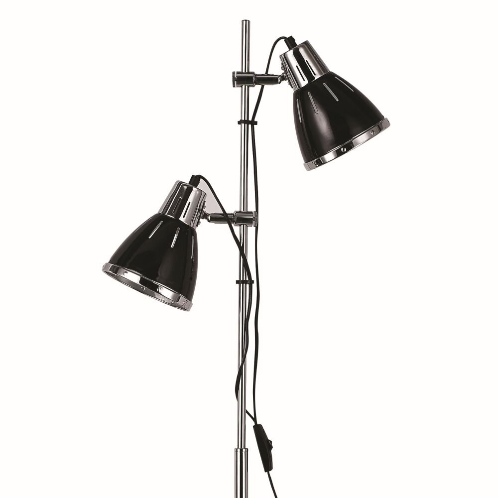 Lampadaire Ideal Lux ELVIS Noir, 2 lumières main product photo