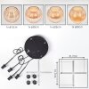 Koyoto Suspension, Boule lumineuse, Suspension grappe Ambre, 4 lumières